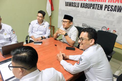 Jaga Ritme Kerja Organisasi, Bawaslu Kabupaten Pesawaran Gelar Evaluasi Kinerja Mingguan