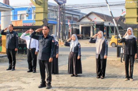 Awali Pekan, Bawaslu Kabupaten Pesawaran Perkuat Semangat Pengabdian melalui Apel Rutin