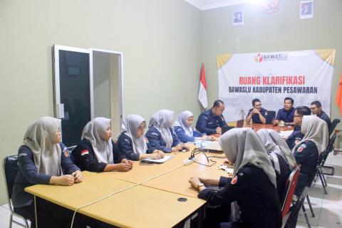 Penguatan Layanan Bantuan Hukum Jadi Fokus Rapat Internal Bawaslu Kabupaten Pesawaran