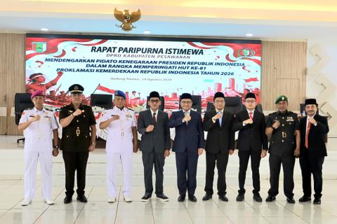 Hadiri Rapat Paripurna Istimewa, Pajril Fatra Tegaskan Semangat Kebangsaan dan Pengawalan Demokrasi