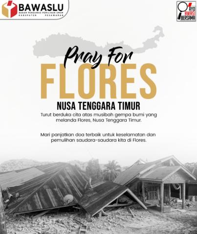 Bawaslu Kabupaten Pesawaran Sampaikan Duka dan Solidaritas untuk Korban Gempa Flores NTT
