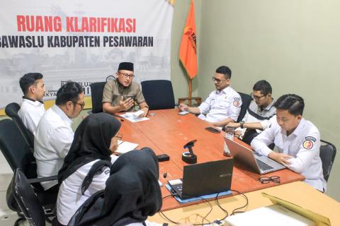 Evaluasi Mingguan, Bawaslu Kabupaten Pesawaran Jaga Kinerja Tetap Terarah dan Konsisten