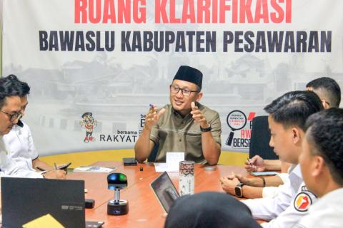 Evaluasi Mingguan, Bawaslu Kabupaten Pesawaran Jaga Kinerja Tetap Terarah dan Konsisten