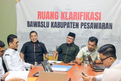 Rapat Evaluasi, Bawaslu Kabupaten Pesawaran Perkuat Koordinasi dan Tindak Lanjut Program Kerja