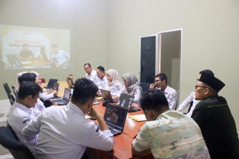 Rapat Evaluasi, Bawaslu Kabupaten Pesawaran Perkuat Koordinasi dan Tindak Lanjut Program Kerja