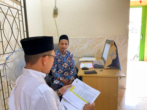 Uji Petik PDPB di Negeri Katon, Bawaslu Kabupaten Pesawaran Cermati Kesesuaian Data Pemilih