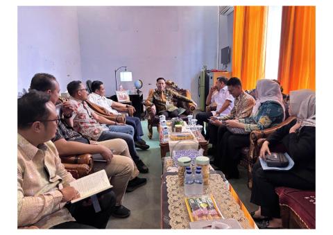 Bawaslu Kabupaten Pesawaran Audiensi ke Disdukcapil, Perkuat Sinergi Pemanfaatan Data Kependudukan