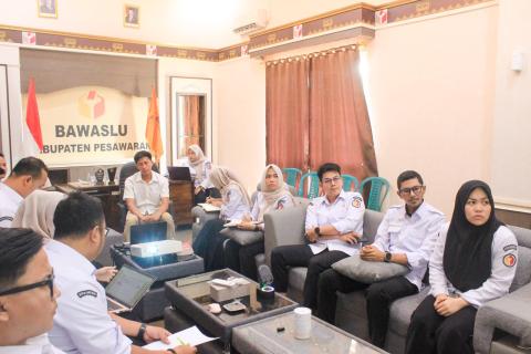 Bawaslu Kabupaten Pesawaran Matangkan Agenda Pengawasan dan Penguatan Kelembagaan