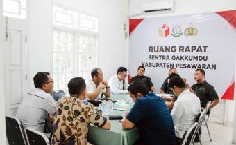 Kunjungan Sentra Gakkumdu Provinsi Lampung Dalam Rangka Monitoring Penanganan Dugaan Pelanggaran Kampanye Pilkada 2024, Senin (07/10).