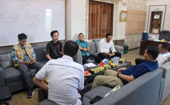 Bawaslu Pesawaran Terima Kunjungan Polda Lampung, Perkuat Sinergi Pengawasan PSU