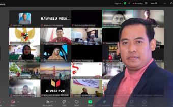 Bawaslu Kabupaten Pesawaran Ikuti Evaluasi Nasional Pengisian Form Pencegahan Online untuk Optimalkan Kinerja Pengawasan