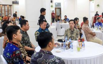 Ketua Bawaslu Kabupaten Pesawaran, Fatihunnajah, Hadiri Pisah Sambut Kapolres Pesawaran