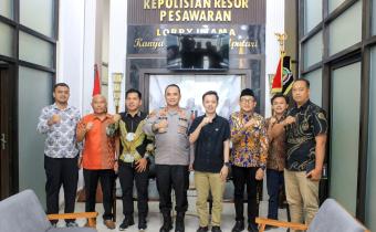 Bawaslu Kabupaten Pesawaran Audiensi dengan Kapolres Pesawaran, Perkuat Sinergi Pengawasan dan Penegakan Hukum Pemilu