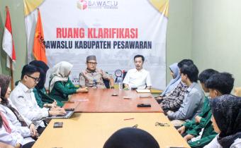 Bawaslu Kabupaten Pesawaran Terima Mahasiswa PKL UIN Raden Intan Lampung