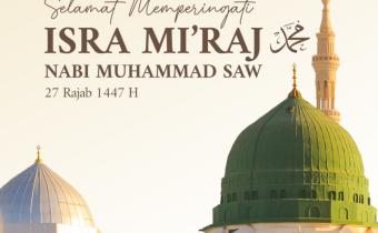 Bawaslu Pesawaran Ucapkan Selamat Memperingati Isra Mi’raj Nabi Muhammad SAW 1447 H/2026 M