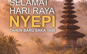 Bawaslu Pesawaran Ucapkan Selamat Hari Raya Nyepi dan Tahun Baru Saka 1948