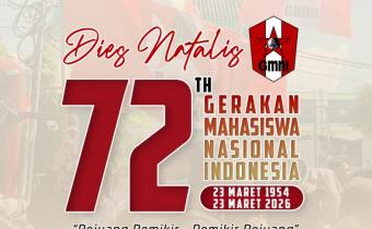 Bawaslu Pesawaran Ucapkan Selamat Dies Natalis ke-72 GMNI