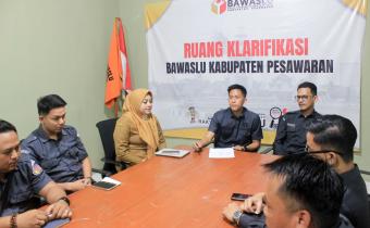 Perkuat Sinergi Jajaran, Bawaslu Pesawaran Gelar Rapat Internal