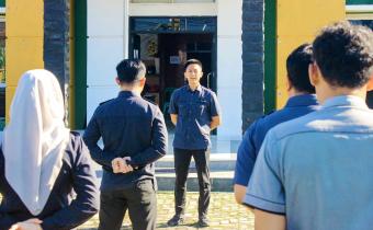 Pimpin Apel Pagi, Kukuh Julian Ingatkan Jajaran untuk Jaga Suasana Kerja Harmonis 