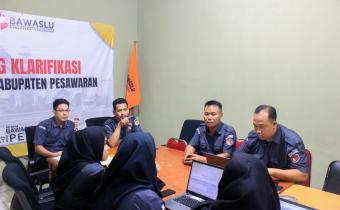 Optimalisasi Tata Kelola Kelembagaan, Bawaslu Pesawaran Evaluasi Kinerja Kesekretariatan