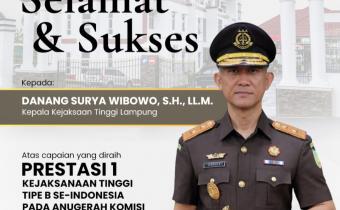 Bawaslu Kabupaten Pesawaran Ucapkan Selamat dan Sukses kepada Kepala Kejaksaan Tinggi Lampung atas Prestasi Nasional