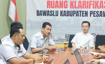 Evaluasi Kinerja Mingguan, Bawaslu Pesawaran Perkuat Koordinasi Internal