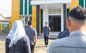 Mantapkan Komitmen Kerja, Bawaslu Kabupaten Pesawaran Gelar Apel Pagi