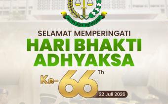 Bawaslu Kabupaten Pesawaran Ucapkan Selamat Hari Bhakti Adhyaksa ke-66