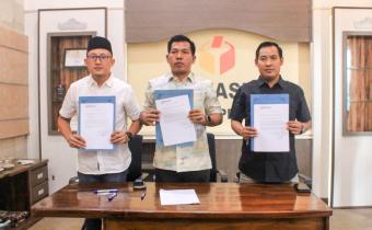 Bawaslu Kabupaten Pesawaran Tandatangani Dokumen IKU Pengawas Pemilu Tahun 2026