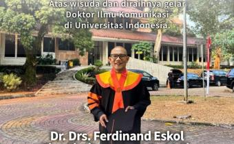 Sekjen Bawaslu RI Raih Gelar Doktor, Bawaslu Kabupaten Pesawaran Sampaikan Selamat dan Sukses